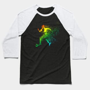 Soccer Player Particles Baseball T-Shirt